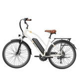 JASION CB1 Electric Bike  - Motor 500W Battery 36V12.5AH 27.5 Inch Wheels Mechanical Disc Brakes - White